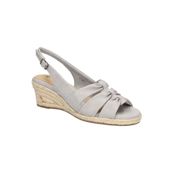 BELLA VITA Shoes - NWT BELLA VITA Womens Gray Slingback Lightweight Cheerful Wedge Shoes 6.5 M